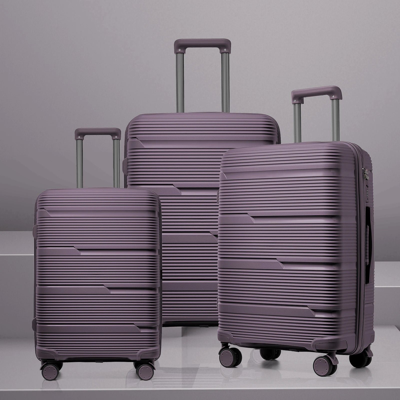 3PCS Luggage Travel Suitcase Sets