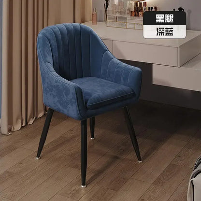 Indulge in softness: luxurious padded dining chair, worry-free floors.