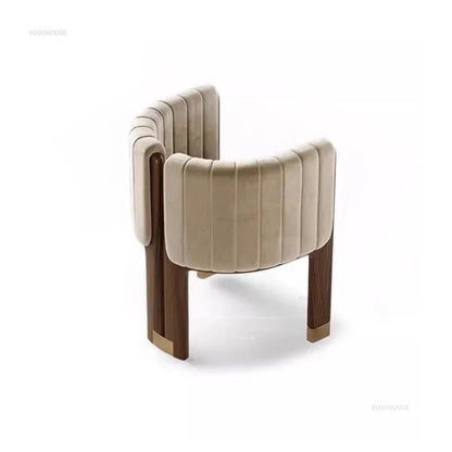 Versatile solid wood dining chair, suitable for dining room, kitchen, living room, or bedroom.