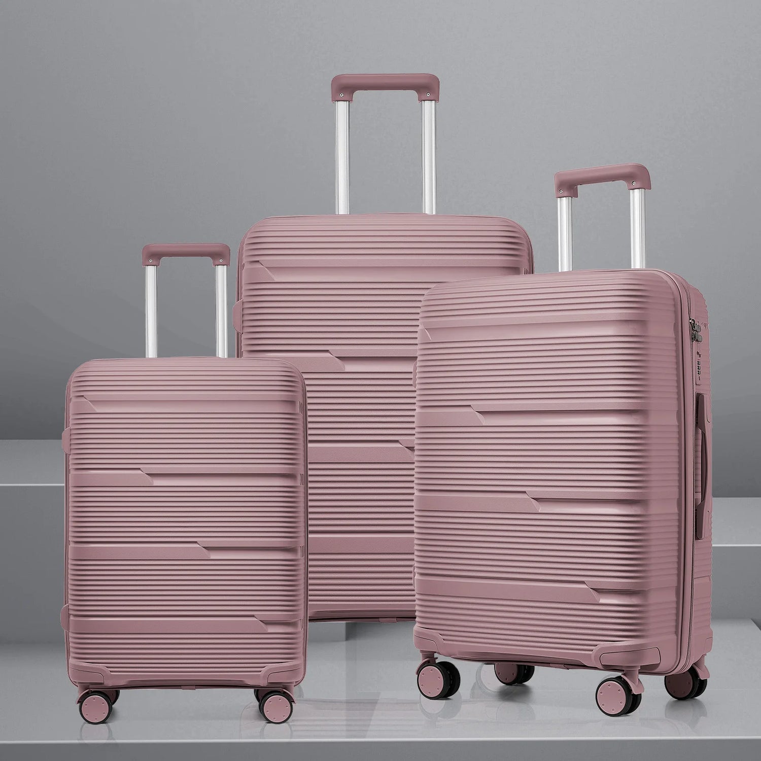 3PCS Luggage Travel Suitcase Sets