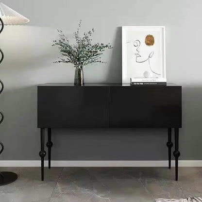 Luxury Oak Console Table with Drawers – Minimalist Entryway Furniture