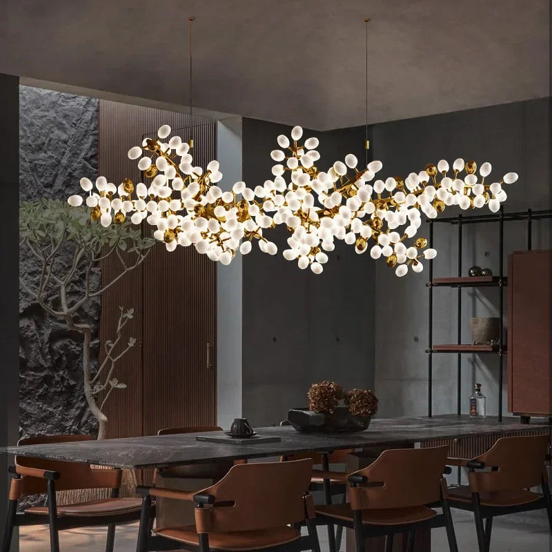 Modern Luxury Gold LED Chandelier