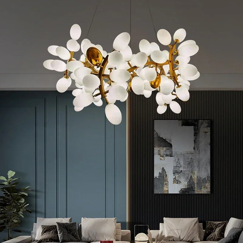 Modern Luxury Gold LED Chandelier