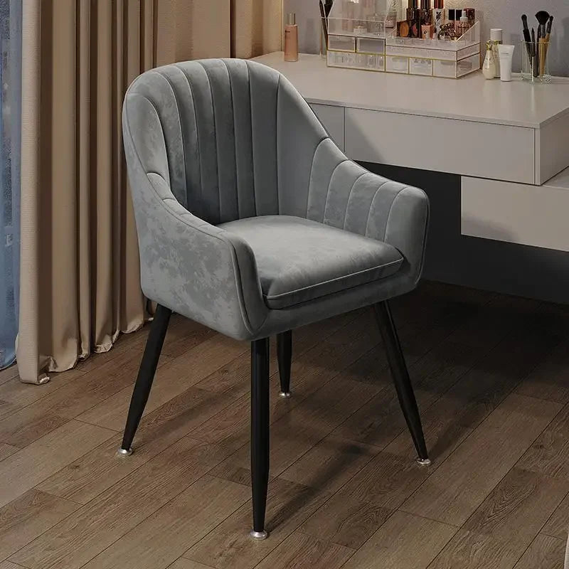 Ultimate comfort soft dining chair, integrated floor protection UK.