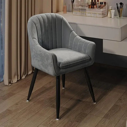Ultimate comfort soft dining chair, integrated floor protection UK.