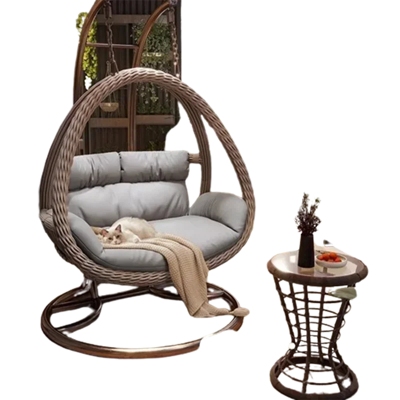 Balcony Basket Swing Chair - Relax in Style