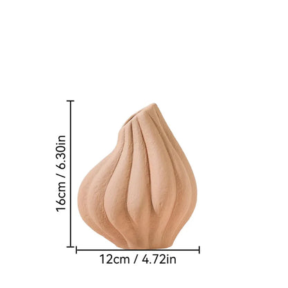 Art Ceramic Desktop Flower Vase – Elegant Home Décor Statement Piece
