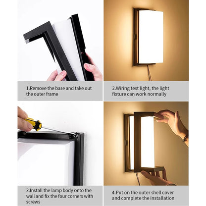 Modern LED Wall Lamp with Radar Sensor