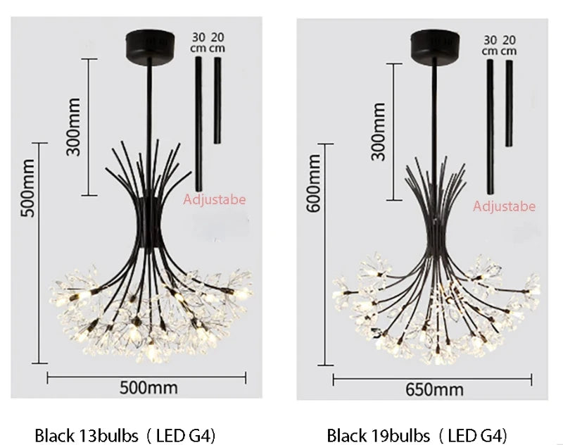 Modern Luxury Crystal Pendant Light