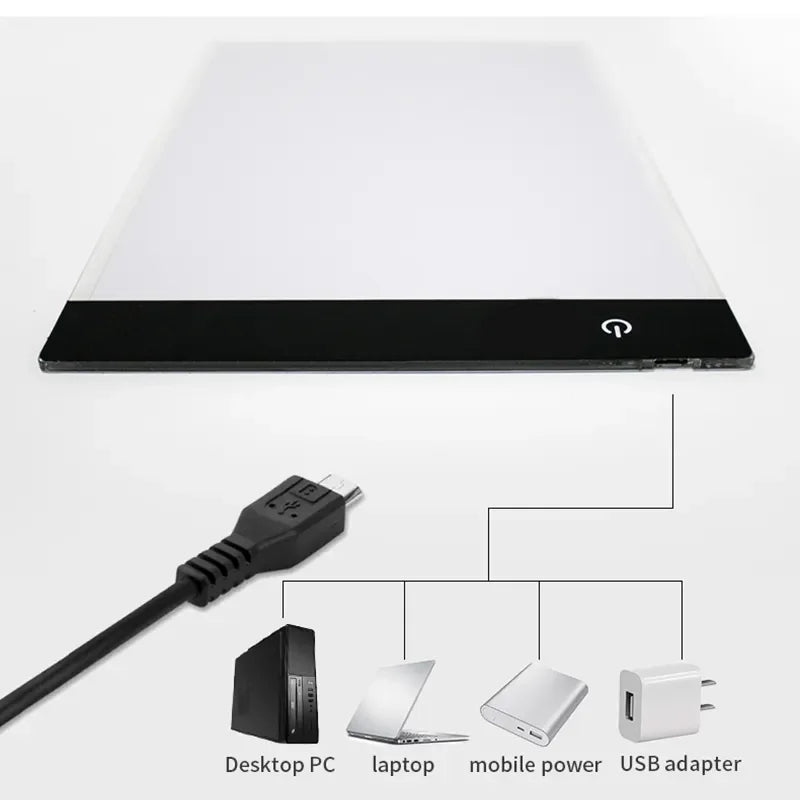 A3/A4/A5 Dimmable LED Drawing Copy Pad Board