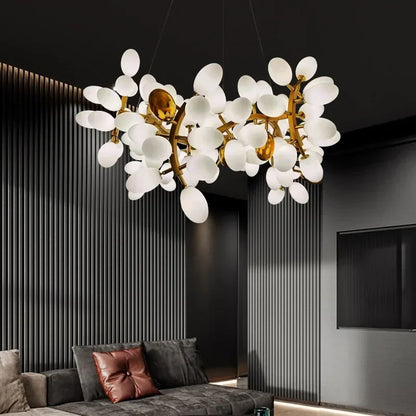 Modern Luxury Gold LED Chandelier