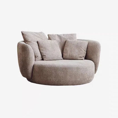 Nordic Cream Style Single Wonton Sofa