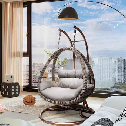 Balcony Basket Swing Chair - Relax in Style