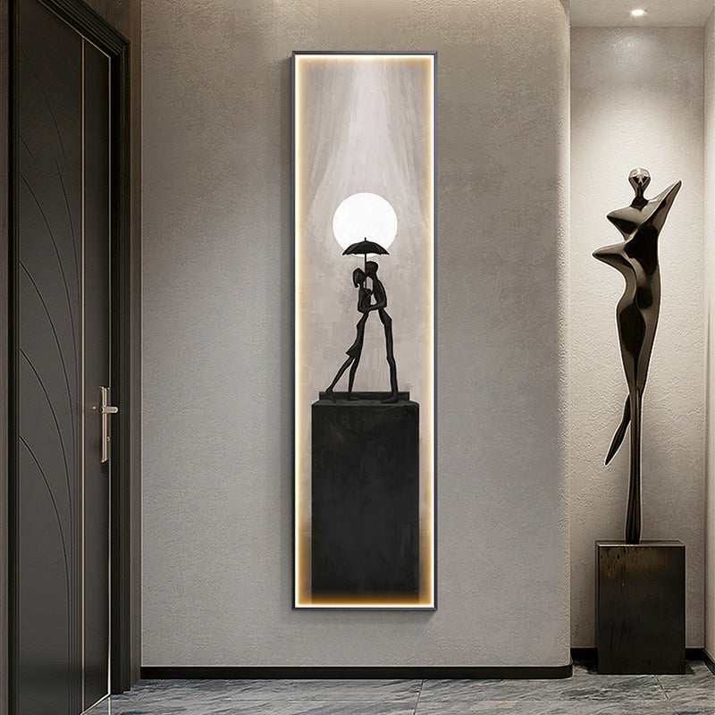 Illuminate Your Entryway with Modern Light Luxury – LED Luminous Entryway Decorative Painting - In home decor