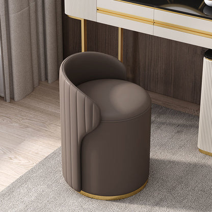 Step into Style: Modern Minimalist Leather Art Shoe Changing Stool - Elevate Your Entryway with Functional Elegance and Contemporary Design - In home decor