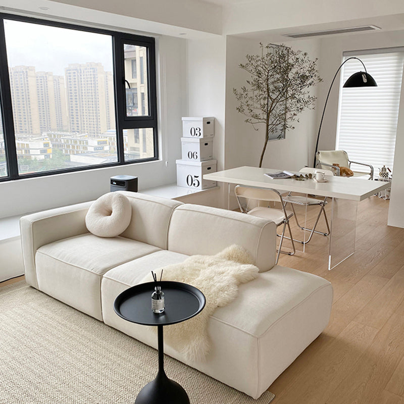 Tofu Piece Fabric Sofa Combination Modern - In home decor
