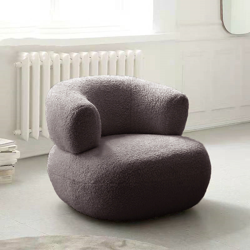 Minimalist Creative Casual Lambswool Single Sofa Chair - Stylish and Cosy - In home decor