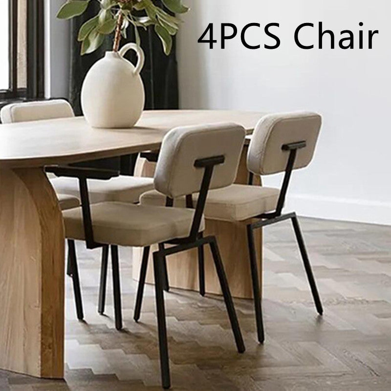 Solid Wood Simple Dining Table And Chairs - In home decor