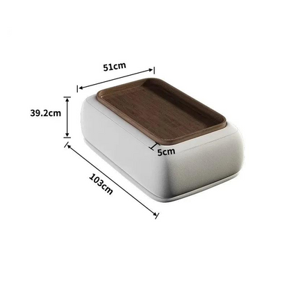 Scandinavian Corner Sofa – Stylish Arc Design, Premium Flannel Upholstery - In home decor